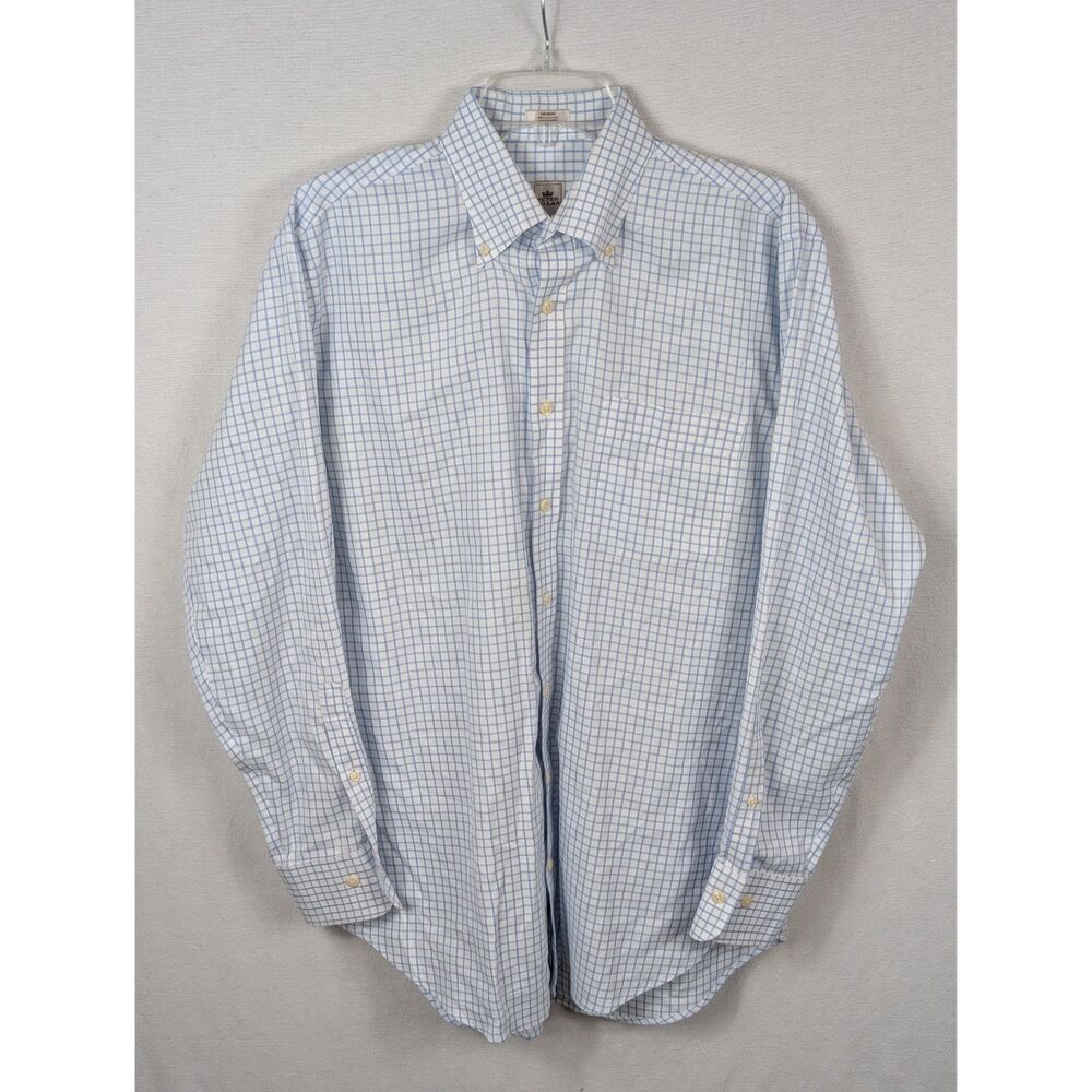 Peter Millar Nanoluxe Easy Care Button Down Shirt Embroidered Men's Size Medium